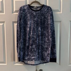 LuLaRoe Blue Long Sleeve Top